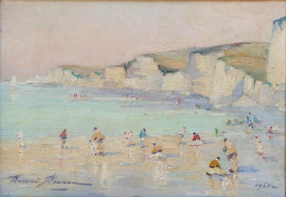 Beach Near Dieppe. Henri Buron (1880–1969)