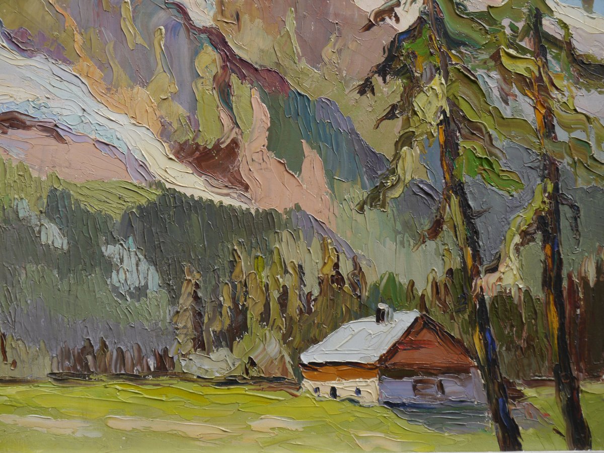 Chamonix, Dôme Du Goûter, By A. Walter, 20th Century. Mont Blanc.-photo-4