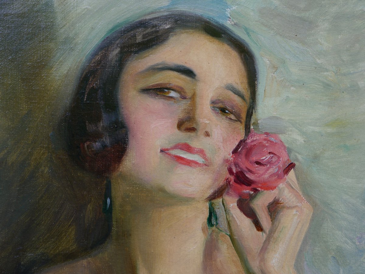 Henrique MEDINA (1901-1988). Femme dénudée, Paris 1924-photo-2