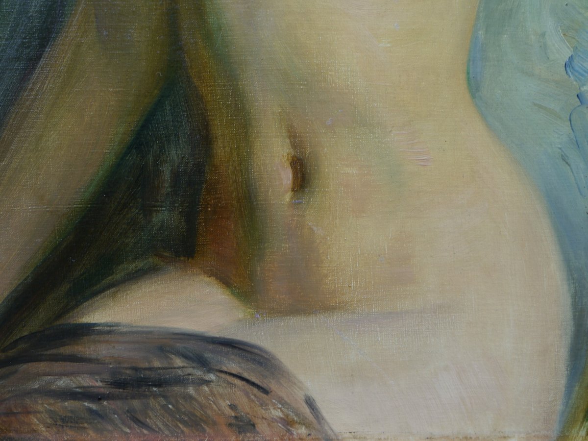 Henrique MEDINA (1901-1988). Femme dénudée, Paris 1924-photo-5