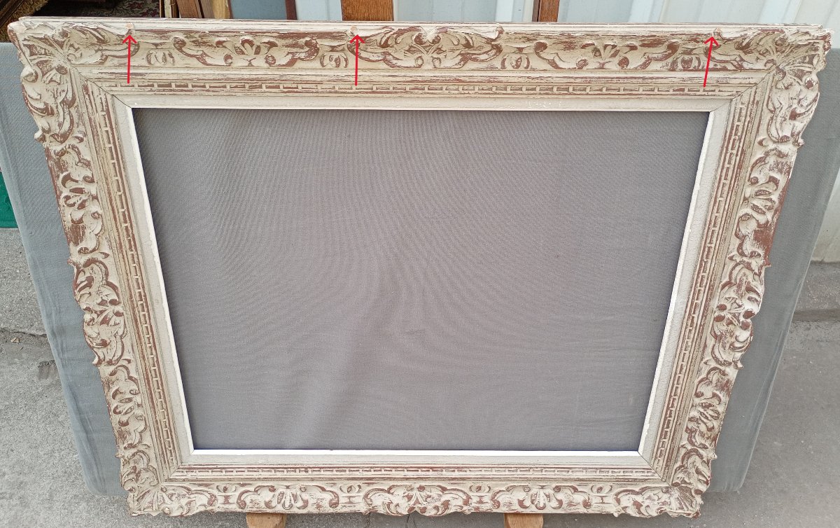 Large Montparnasse 25f Frame For 81x65 Cm—image Size 80x64 Cm-photo-6