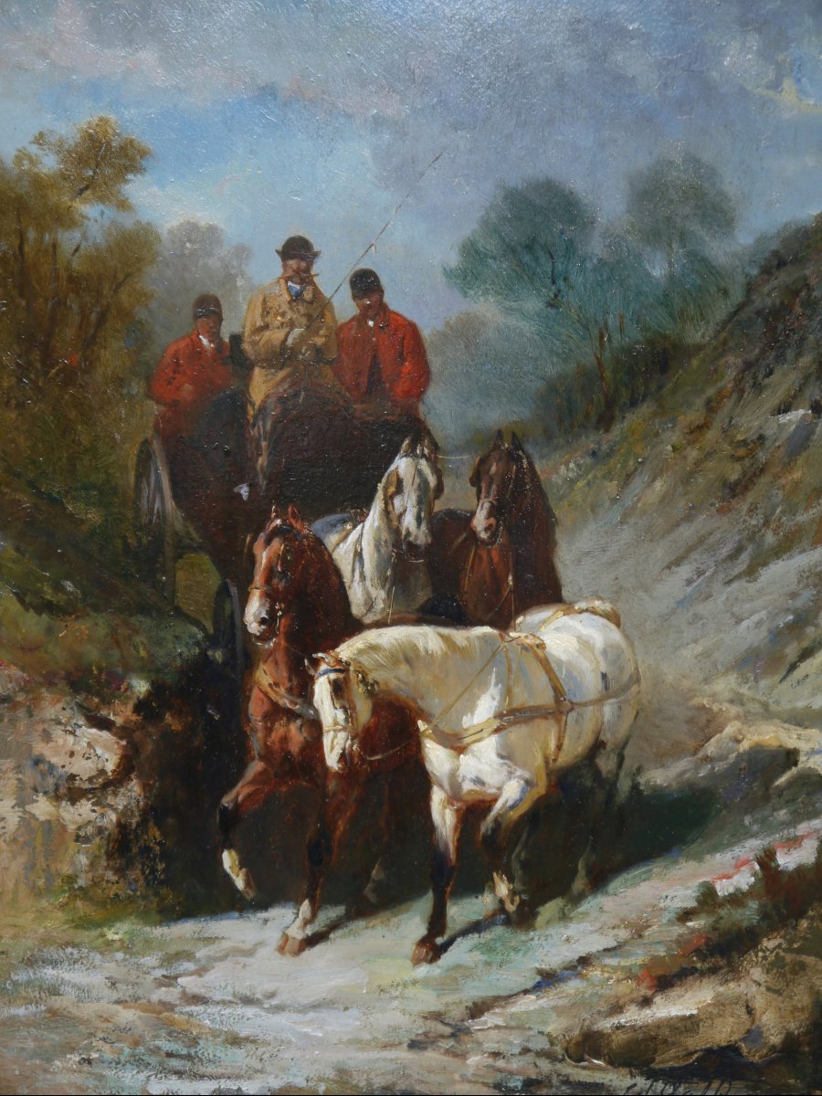 Four-horse Carriage. James Alexander Walker (1831/41–1898)-photo-4