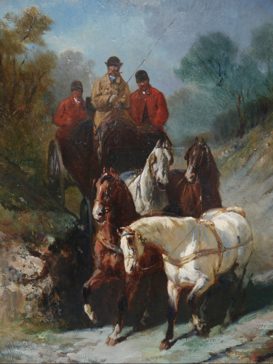 Four-horse Carriage. James Alexander Walker (1831/41–1898)-photo-1