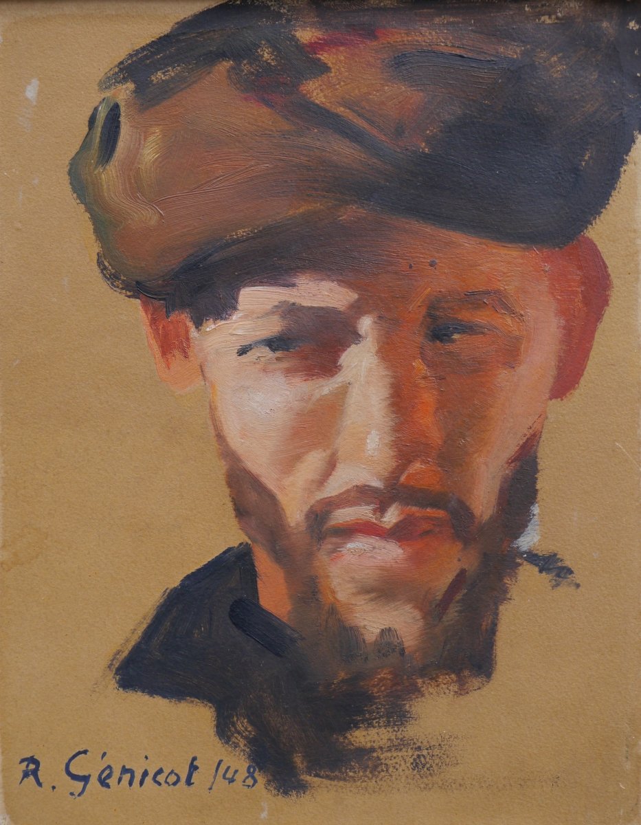Robert GÉNICOT (1890-1981). Tête d'homme oriental
