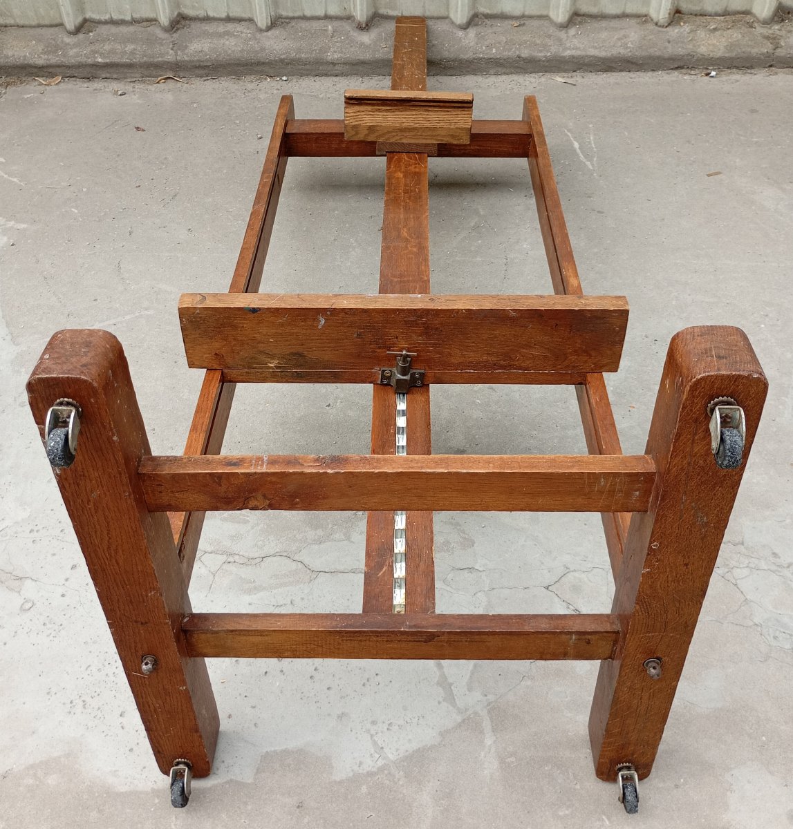 Antique Oak Rack-style Easel-photo-5