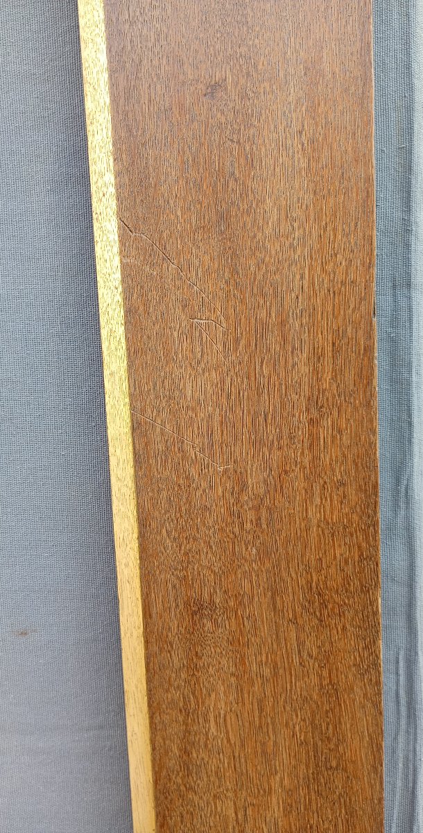 Large grand cadre bois chêne vue 95x81 cm-photo-4