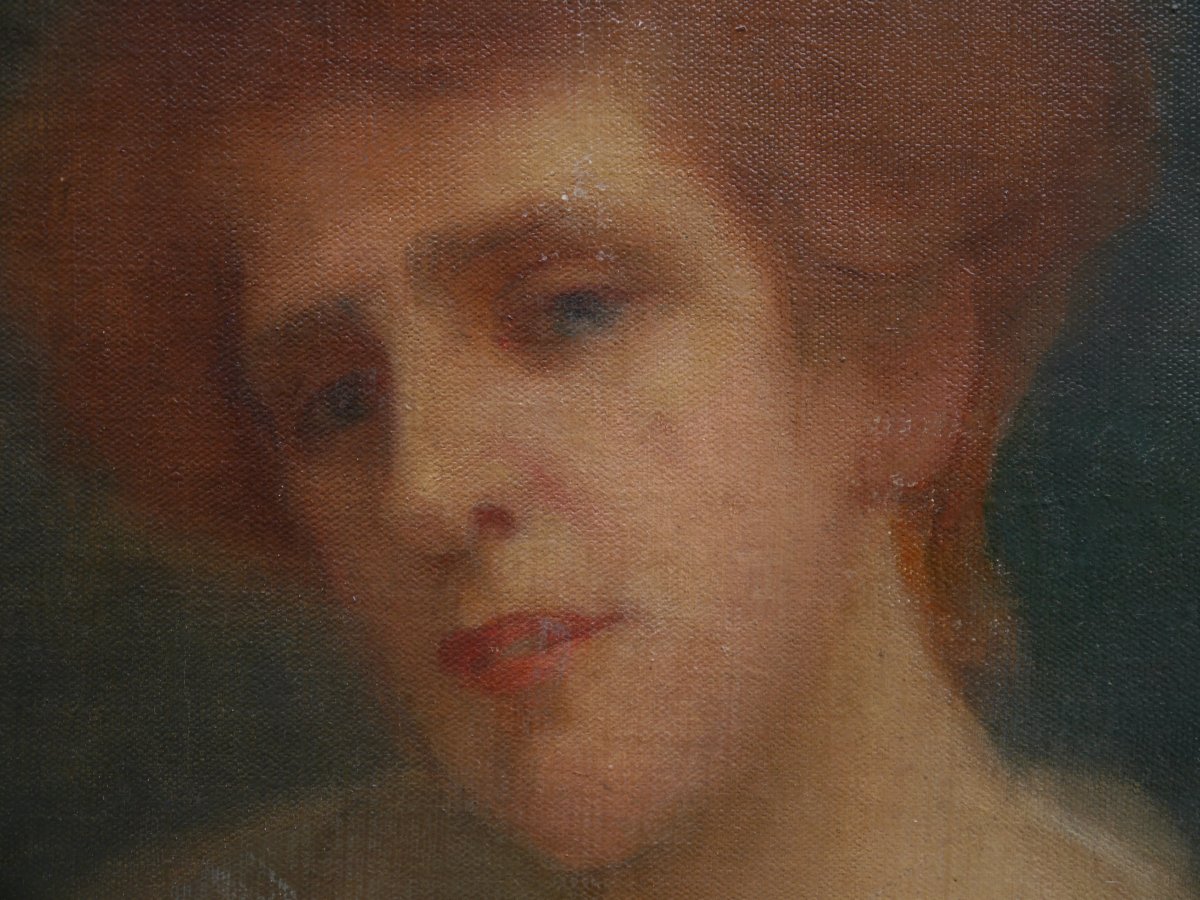 Portrait Of A Redheaded Woman, Early 20th Century-photo-1