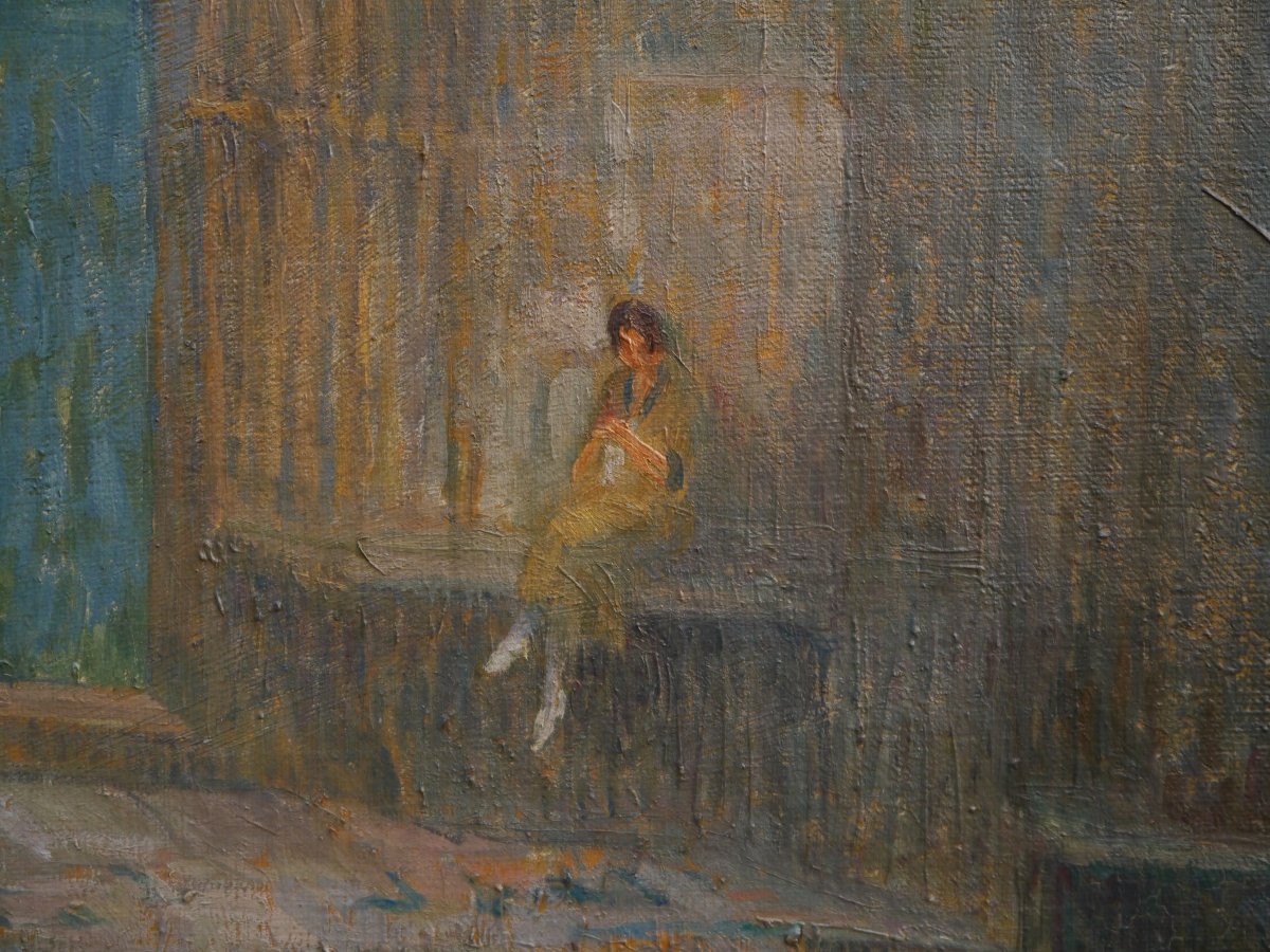 Woman In Front Of A Church Gate. Renée Flourens, 19th–20th Centuries-photo-5