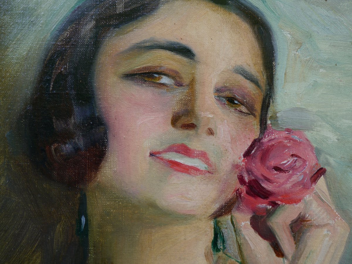 Henrique MEDINA (1901-1988). Femme dénudée, Paris 1924-photo-3