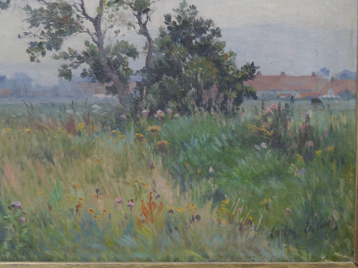 Landscape With Figures, Sologne. Charles Carlos-lefebvre (1853–1938)-photo-3
