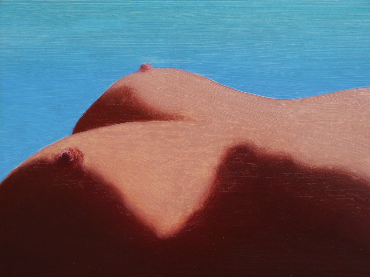 Plage en forme de buste de femme. Fred ZELLER (1912-2003)-photo-2