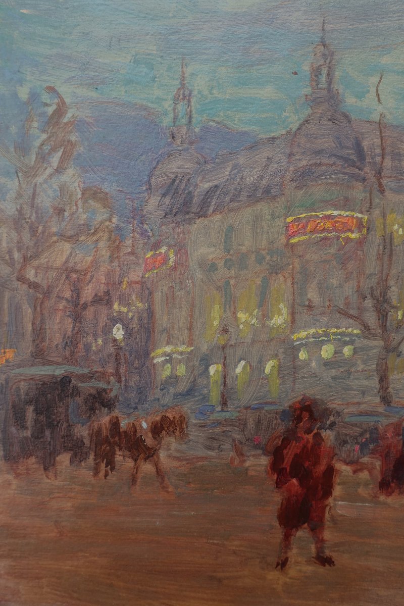 Paris, le grand magasin Printemps Haussmann. Gaston KNECHT (1875-1968)-photo-2