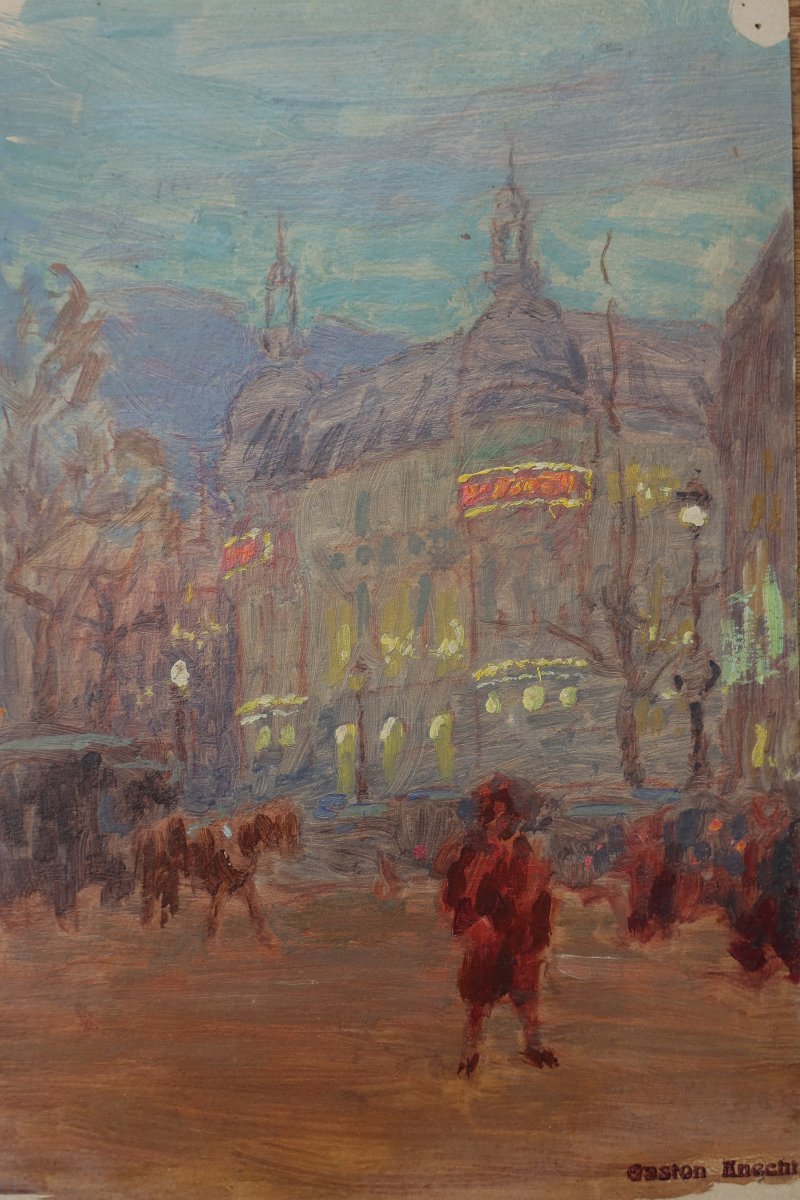 Paris, le grand magasin Printemps Haussmann. Gaston KNECHT (1875-1968)