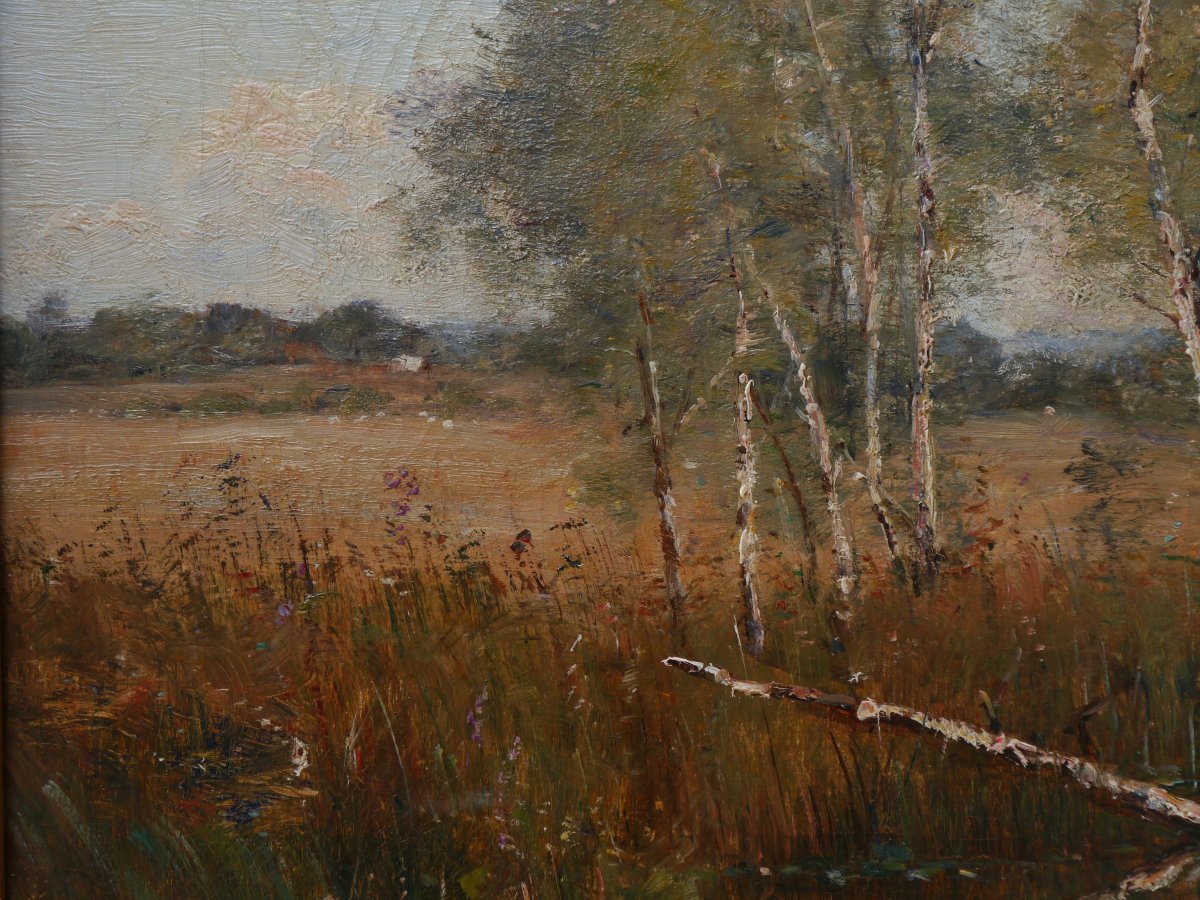 Louis Aimé Japy (1840–1916). Landscape With A Pond.-photo-3