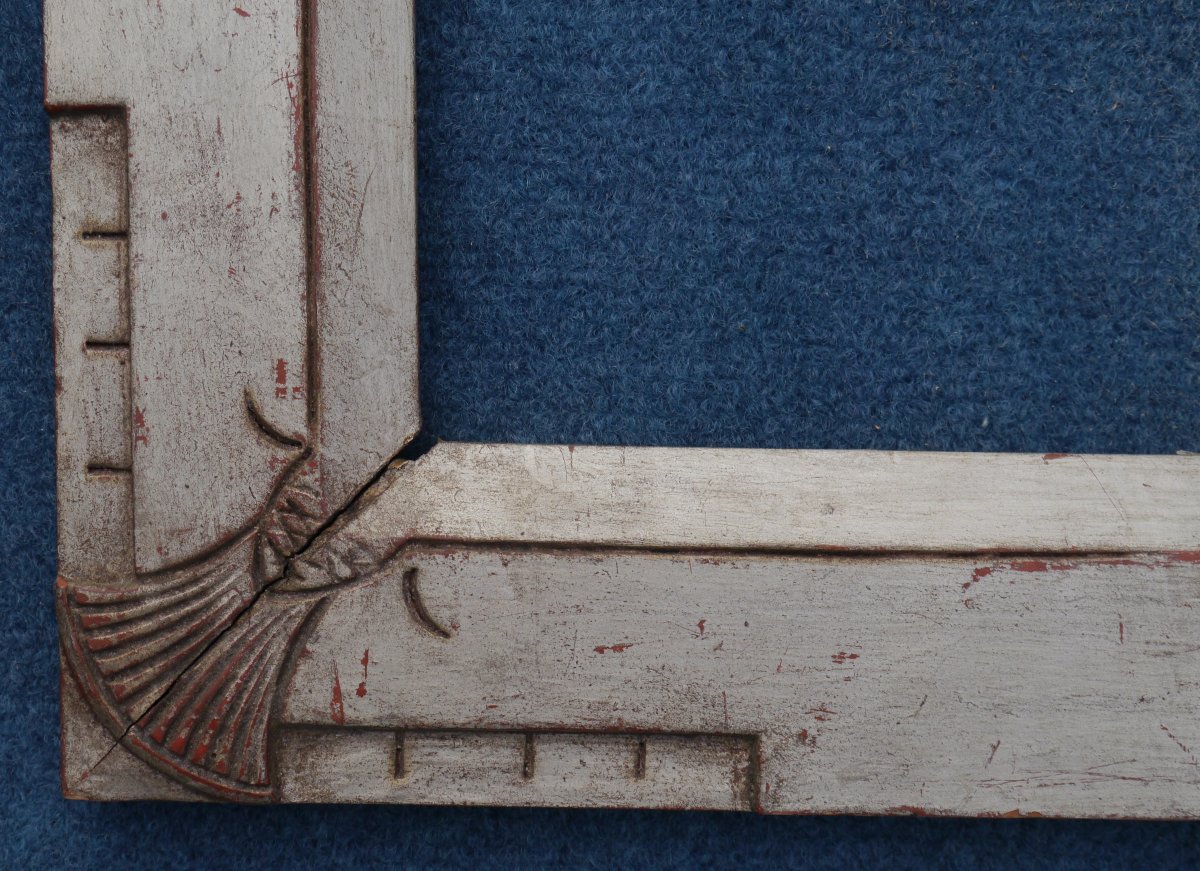 Stylized Art Deco Frame With Silver Patina, Size 33.6x25.5 Cm_5f-photo-2