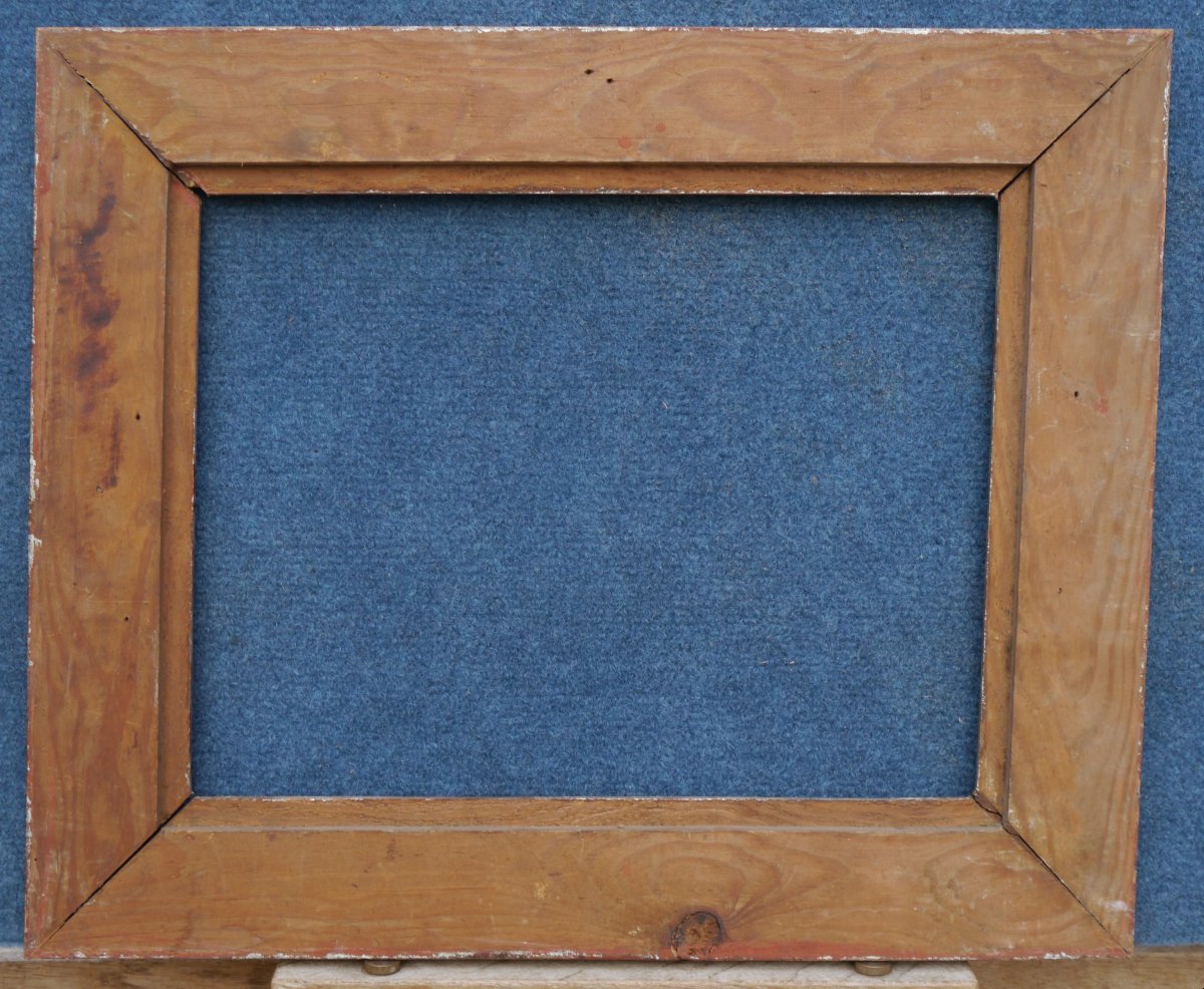 Stylized Art Deco Frame With Silver Patina, Size 33.6x25.5 Cm_5f-photo-1