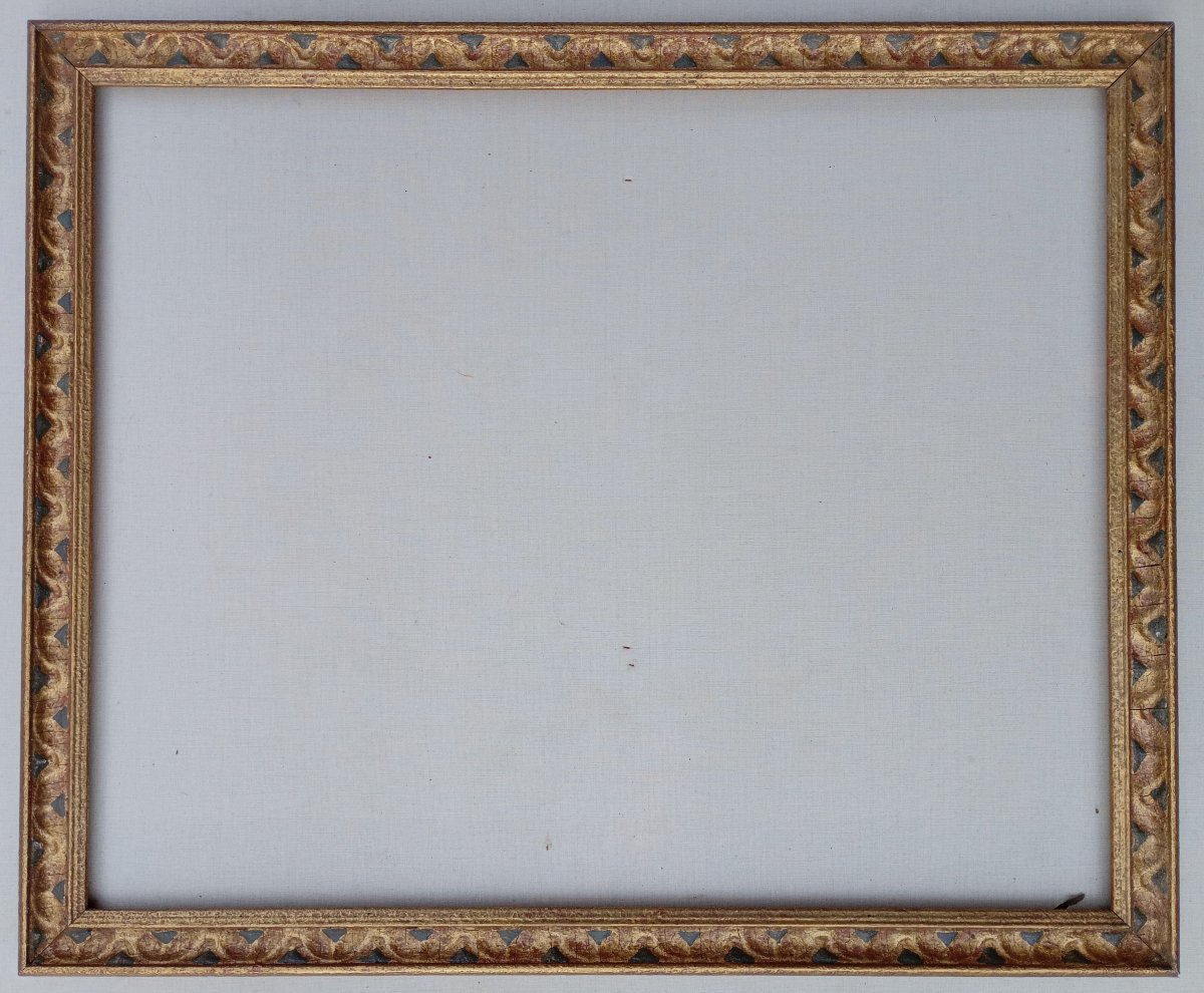 Cadre baguette début 20è art-déco, vue 56x45,3 cm-photo-2