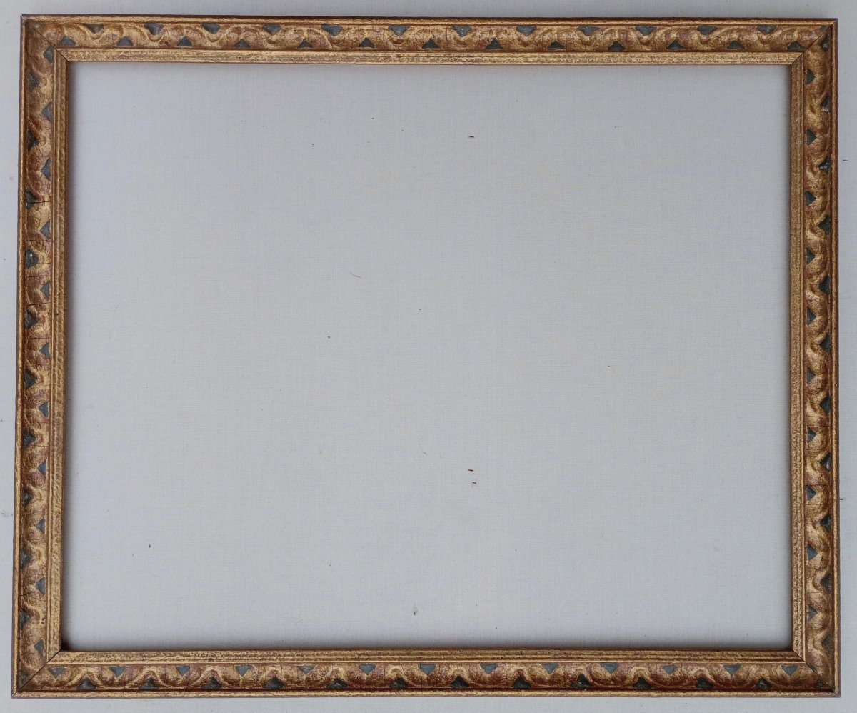 Cadre baguette début 20è art-déco, vue 56x45,3 cm