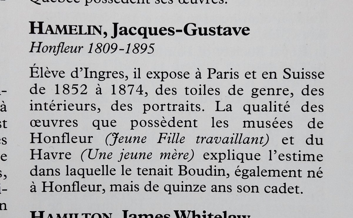  Jacques Gustave HAMELIN (1809-1895), Jeune paysanne au panier de légumes,-photo-8