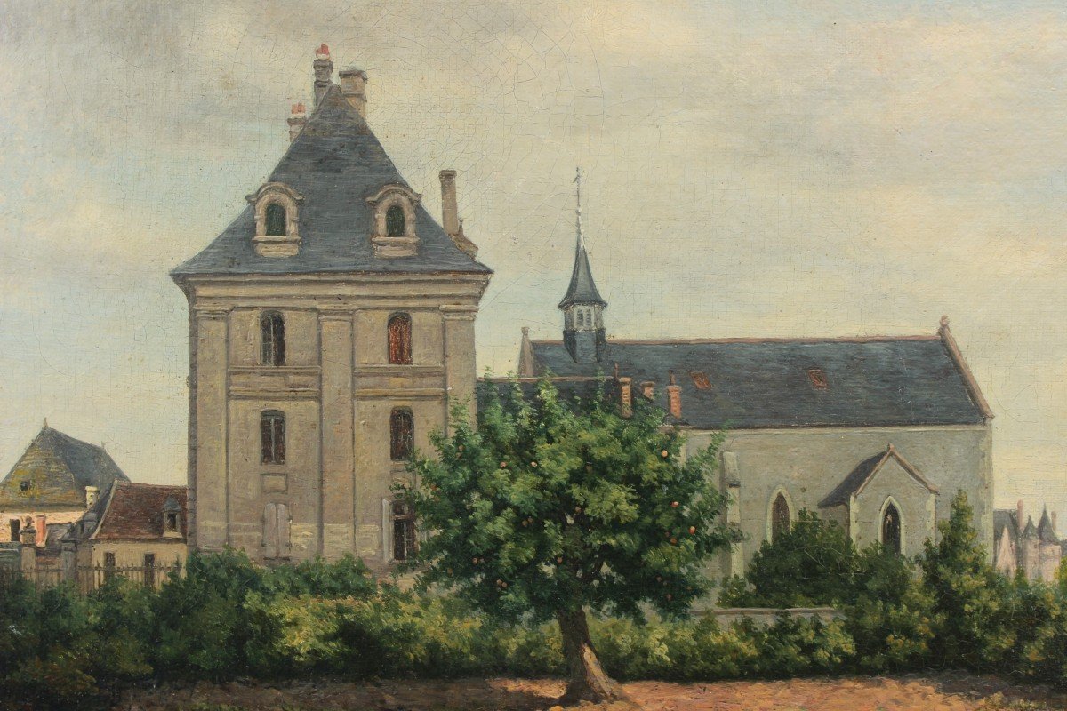 Deux vues de Bourges XIXè - attrib. à Etienne Bouhot (1780-1862)-photo-4
