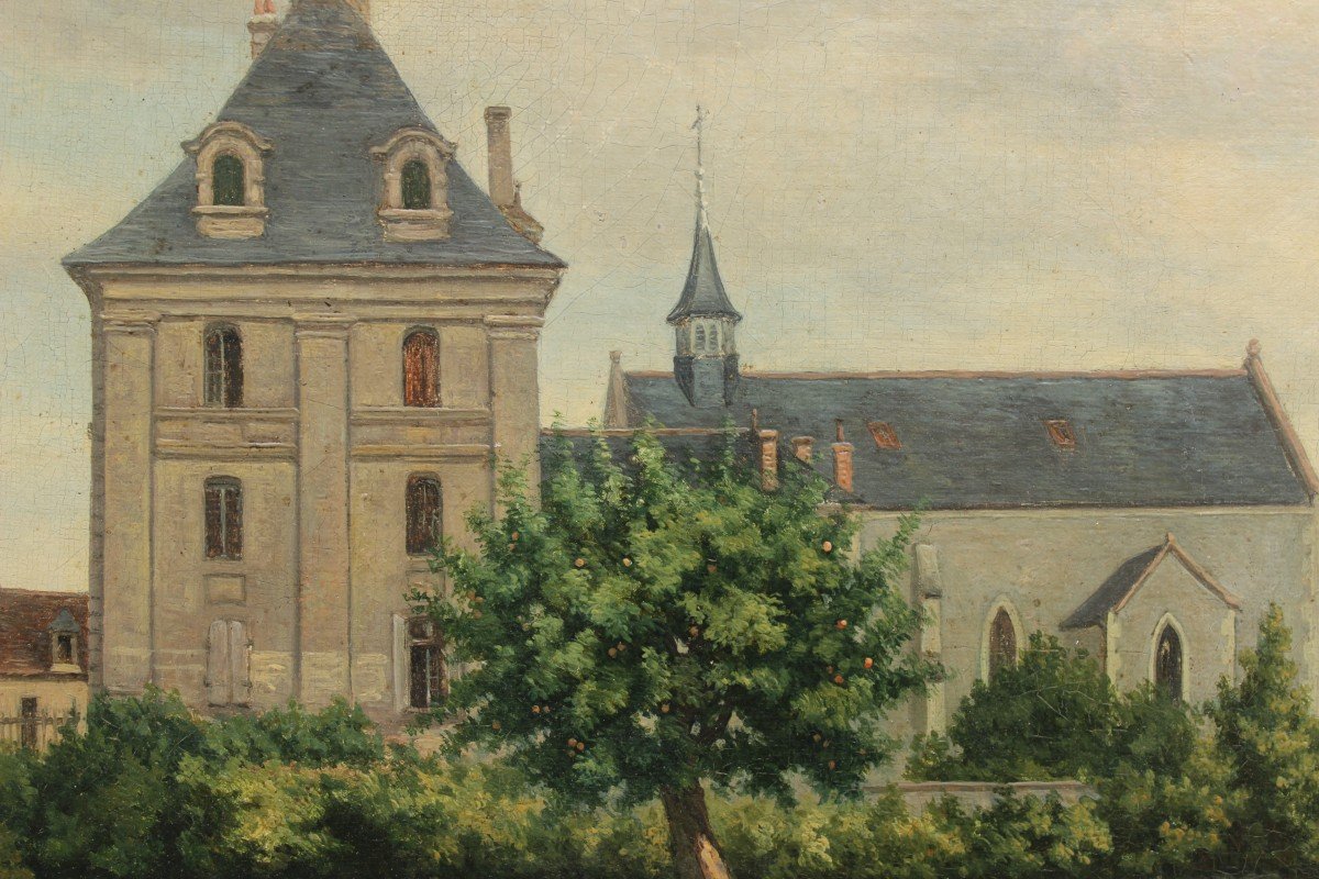 Deux vues de Bourges XIXè - attrib. à Etienne Bouhot (1780-1862)-photo-5
