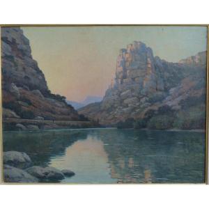 Victor BRUGAIROLLES (1869-1936) - Gorges du Tarn