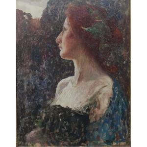 Red-haired Woman - Henri Jules Guinier (1867-1927)