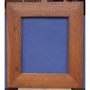Large Oak Frame Early 20th Century For 65x54 Cm - 15f Format