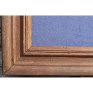 Large 19th Century Oak Wooden Frame. View Dimension 108x83 Cm