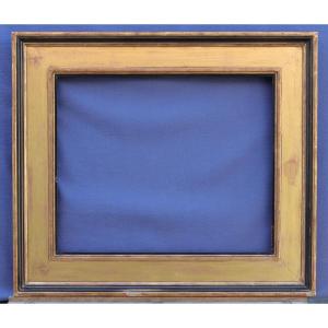 20th Century Golden Frame As Is For 8f Format 46x38 Cm. View 44.8x36.6 Cm