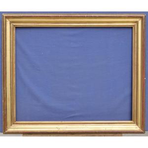 Beautiful Louis Philippe Golden Frame For 20f Format (73x60cm), View 72.5x58cm