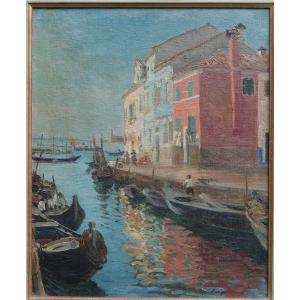Island Of Burano In Venice, 1918. Luigi Moretti (1884-1950)