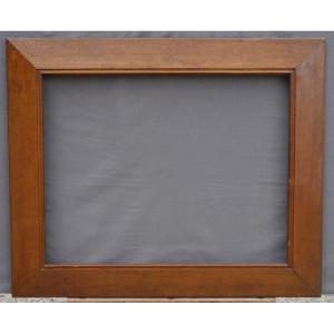 Cadre bois chêne vue 70,2x54,5 cm profil plat pente