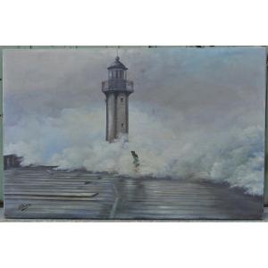 Phare de  Blankenberghe, Belgique 1962- Jacques Palmiro XXè 