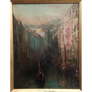 View Of Italy 1876, Capri, Procida, Naples? Jules Ruinart De Brinant (1838-1898)