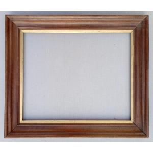 Wooden Frame Circa 1900, View 38x31 Cm
