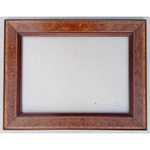 Cadre bois de ronce, vue 46x32,5 cm