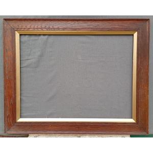 Oak Frame, Circa 1900, Visible Area 69.7 X 52 Cm