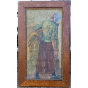 Large Study Circa 1900, Peasant