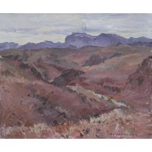 Maroc, montagnes de l'Atlas, Ouarzazate. Paul-Jean ANDERBOUHR (1909-2006)