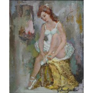 The Dancer, French School Of The 20th Century, G. Buchaillat