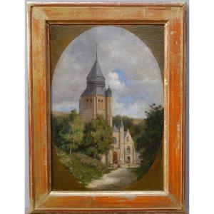 The Church Of Saint-valery-en-caux, 1853/8. Alexandre-noël Picard (1813–1869).