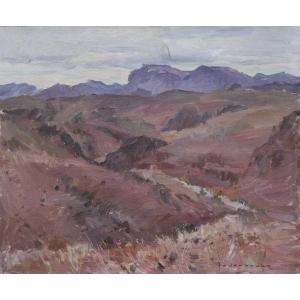 Maroc, montagnes de l'Atlas, Ouarzazate. Paul-Jean ANDERBOUHR (1909-2006)