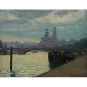 Paris And The Old Trocadéro. Robert Lea Mac-cameron (1866–1912), American Painter