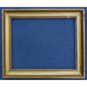 19th-century Gilded Frame For 6f, View 39.4 X 31.4 Cm