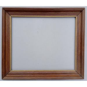 Fine Oak Frame, End 19è For A 10f (55x46) Print; Dimensions: 54.1x45.1 Cm