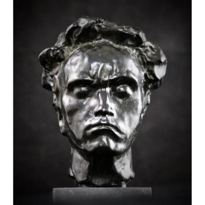 Bronze XXème Portrait De Beethoven Par Arno Breker