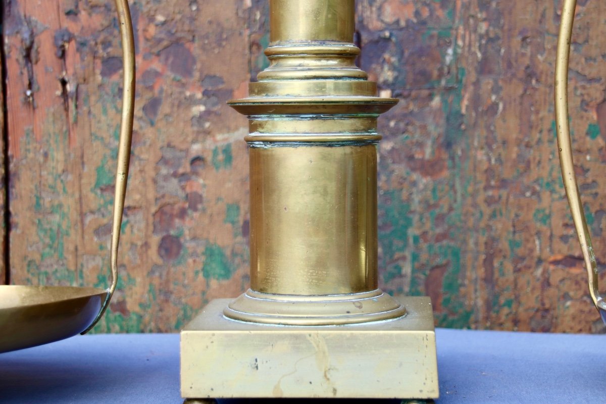 Large Brass Balance Early Nineteenth-photo-7