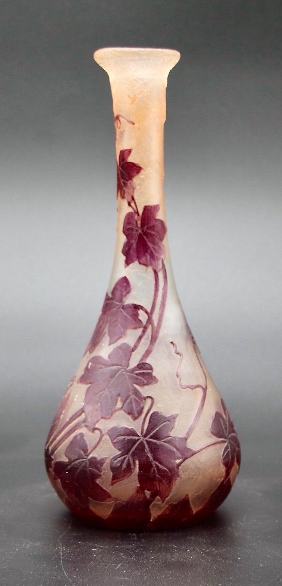 Glass Paste Soliflor Vase From Legras-photo-3