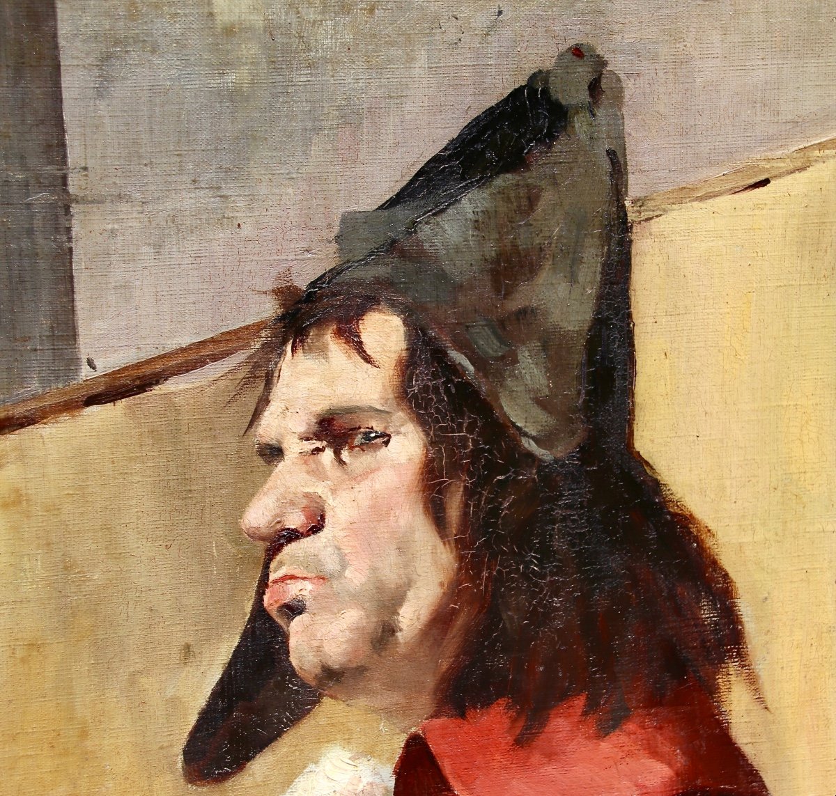 XIXth Painting The Revolutionary By H. Perduce...-photo-2